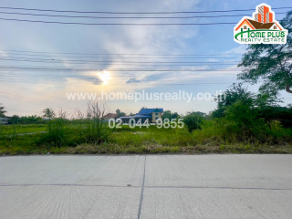 ที่ดินใกล้โรงเรียนวัดสามง่าม ถนนคู้คลอง10 หนองจอก (แปลงมุม) เนื้อที่ 200 ตารางวา