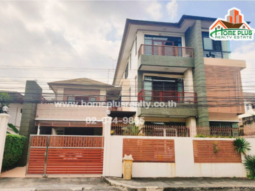 หมู่บ้านรัชดานิเวศน์ (ใกล้สำนักงานเขตห้วยขวาง) ขายพร้อมผู้เช่า