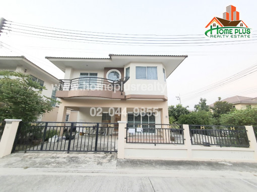 บ้านเดี่ยว หมู่บ้านร่มรื่น กรีนพาร์ค วังน้อย (หลังริม)