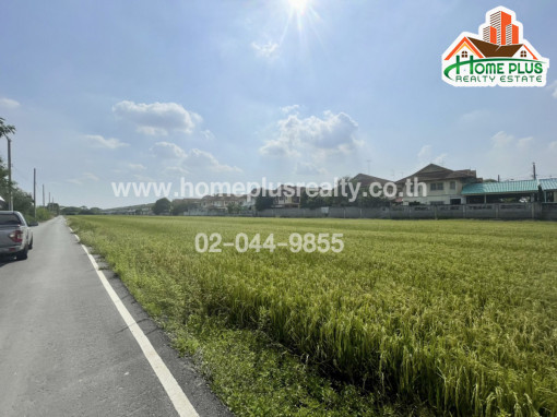 ที่ดิน ที่ดินเปล่า ซอยชมชื่น ถนนบางกรวย-ไทรน้อย