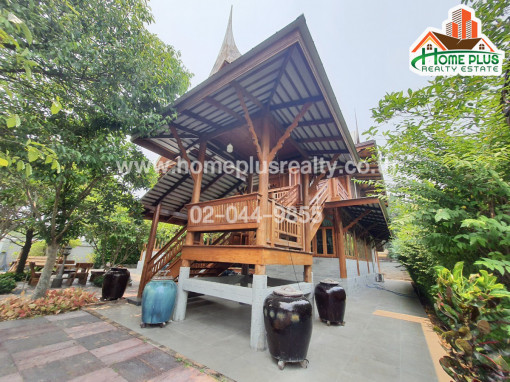 บ้านเดี่ยว บ้านทรงไทย หมู่บ้านปัญฐิญา สุวินทวงศ์