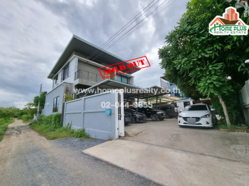 บ้านเดี่ยว ที่ดินพร้อมบ้านเดี่ยว(3หลัง) ถนนเลียบคลองลำรี ไทรน้อย
