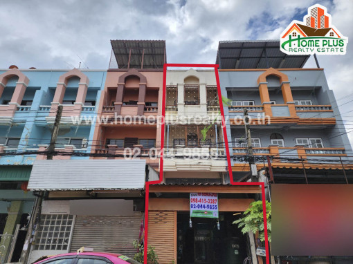 อาคารพาณิชย์ อาคารพาณิชย์ 3 ชั้นครึ่ง หมู่บ้านแพรมาพร เพลส คลอง4 ถนนรังสิต-นครนายก