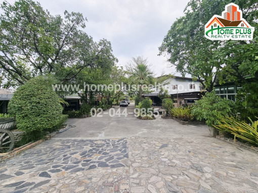 ที่ดิน ที่ดินพร้อมบ้านสวน ติดถนนหนองซ้ำซาก-บ้านบึง ชลบุรี เนื้อที่ 1 ไร่ 3 งาน 4 ตารางวา (ใกล้ที่ว่าการอำเภอบ้านบึง)