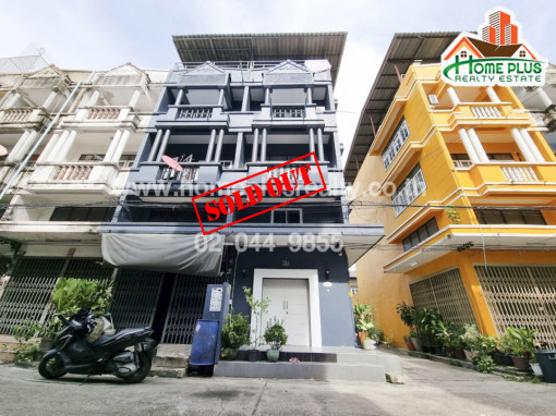 อาคารพาณิชย์ อาคารพาณิชย์ 4 ชั้น 1 คูหา (หลังริม) ประชาอุทิศ 59 (รีโนเวทใหม่)