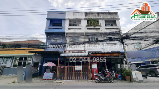 อาคารพาณิชย์ อาคารพาณิชย์ 3 ชั้นครึ่ง ติดถนนนวมินทร์ 163 แยก 17 (ใกล้โรงเรียนนวมินทร์ทราชูทิศ)