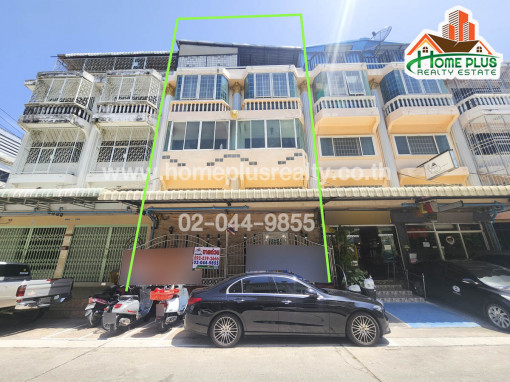 อาคารพาณิชย์ อาคารพาณิชย์ 4 ชั้น 2 คูหา รีโนเวท หมู่บ้านร่มเย็น1 ซอยท่าข้าม28/1 ติดถนนทำเลดี น่าลงทุน