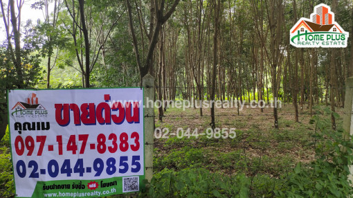 ที่ดิน ที่ดินพร้อมสวนยางตำบลคอกควาย อำเภอบ้านไร่ อุทัยธานี เนื้อที่ 5 ไร่ 72 ตารางวา