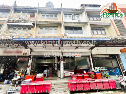 อาคารพาณิชย์ อาคารพาณิชย์ 3 ชั้นครึ่ง ตำบลตลาดหลวง อำเภอเมือง จังหวัดอ่างทอง ติดถนนสุวพันธ์
