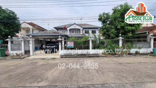 บ้านเดี่ยว โครงการเดอะเรสซิเด้นซ์วิลล์ สุวินทวงศ์ ฉะเชิงเทรา ใกล้สถานีตำรวจนครบาลสุวินทวงศ์