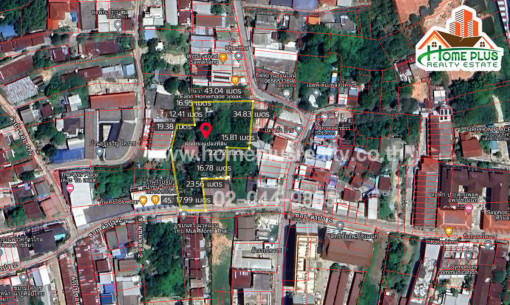 ที่ดิน ที่ดินพร้อมบ้าน1หลังใกล้ซอยลำปรุ2 ถนนมุขมนตรี อำเภอเมือง นครราชสีมา เนื้อที่ 1 ไร่ 3 งาน 23 ตารางวา
