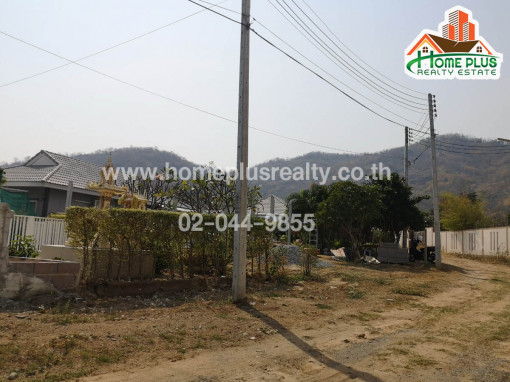 ที่ดิน ที่ดินจัดสรรในหมู่บ้านไฮแลนด์ ปาร์ค (Highland Park) อำเภอหัวหิน ประจวบคีรีขันธ์ เนื้อที่ 93.8 ตารางวา
