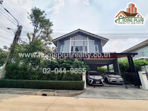 บ้านเดี่ยว หมู่บ้านเพอร์เฟคพาร์ค สุวรรณภูมิเฟส5 ใกล้สนามบินสุวรรณภูมิ
