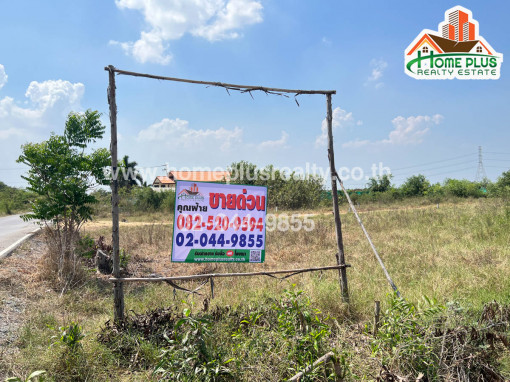 ที่ดิน ที่ดินใกล้องค์การบริหารส่วนตำบลไผ่หูช้าง อำเภอบางเลน นครปฐม เนื้อที่ 1 ไร่ 1 งาน 23 ตารางวา
