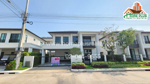 บ้านเดี่ยว โครงการเศรษฐสิริ บางนา-สุวรรณภูมิ ทำเลดีหน้าโครงการใกล้สนามบินสุวรรณภูมิ (ขายพร้อมผู้เช่า)