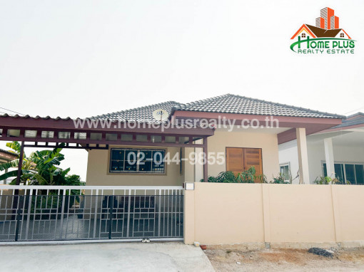 บ้านเดี่ยว บ้านเดี่ยวชั้นเดียว หมู่บ้านภคินี ซอยเทศบาล2/12 ใกล้หาดเจ้าสำราญ เพชรบุรี