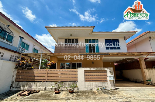 บ้านอรุณวรรณ4 (หลังริม) ซอยเลียบคลองสอง28 ใกล้ตลาดหทัยมิตร