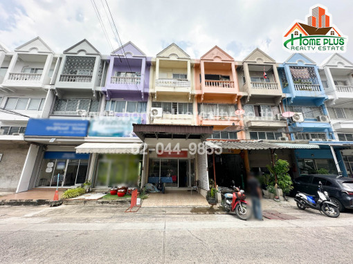 อาคารพาณิชย์ อาคารพาณิชย์ 4 ชั้นบ้านดวงแก้ว ถนนติวานนท์ ปากเกร็ด นนทบุรี (ใกล้ตลาดดวงแก้ว พลาซ่า)