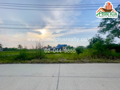 ที่ดิน ที่ดินใกล้โรงเรียนวัดสามง่าม ถนนคู้คลอง10 หนองจอก (แปลงมุม) เนื้อที่ 200 ตารางวา