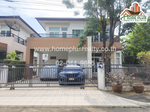 บ้านเดี่ยว โครงการรสา พาร์คเลน วัชรพล (Rasa Park Lane Watcharaphol) ตรงข้ามซอยวัชรพล 5