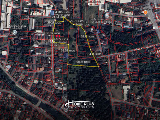 ที่ดินหมู่บ้านป่าไผ่กลาง ตำบลแช่ช้าง อำเภอสันกำแพง จังหวัดเชียงใหม่ เนื้อที่ 8 ไร่ 23 ตารางวา