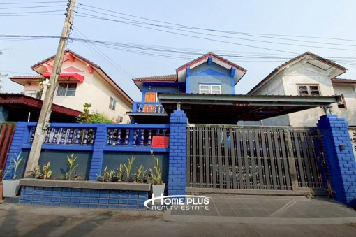 บ้านเดี่ยว 2 ชั้น หมู่บ้านเทวินทร์รวมใจ เนื้อที่ 51 ตารางวา