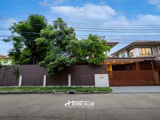 บ้านแฝด หมู่บ้านพร้อมพัฒน์ ไพร์ม ปัญญาอินทรา ถนนปัญญาเนเชอรัลปาร์ค ใกล้รถไฟฟ้าสายสีชมพู (Prompat Prime Ramintra)