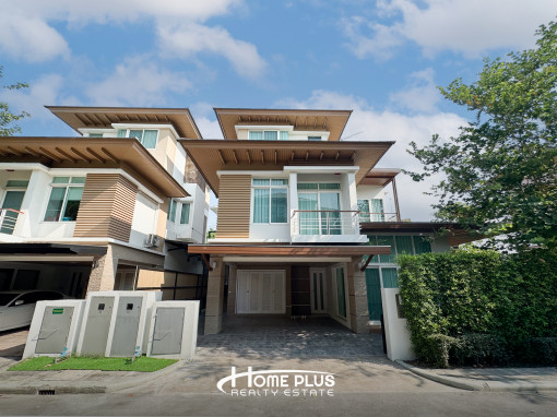 บ้านเดี่ยว 3 ชั้น โครงการ เดอะ ไพรมารี่ เพรสทีจ รัชดา-รามอินทรา (หลังมุม)