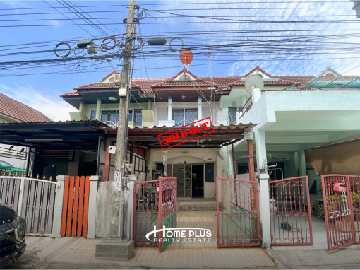 ทาวน์โฮม ทาวน์เฮ้าส์ 2 ชั้น หมู่บ้านพูนสินธานี 1 ลาดกระบัง–ร่มเกล้า ซอยพูนทอง 4 ซอยเคหะร่มเกล้า 64 กรุงเทพมหานคร