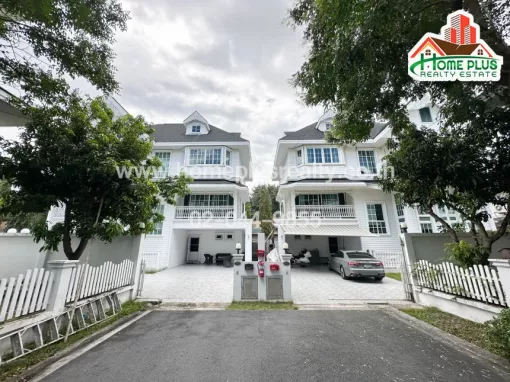 หมู่บ้านแฟนตาเซียวิลล่า3 หลังริม (FANTASIA VILLA3) สำโรงเหนือ ใกล้รถไฟฟ้าBTSสถานีแบริ่ง